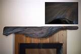 Driftwood Fireplace Mantel Shelves