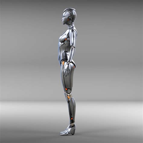 Female Cyborg Robot 3d Model Turbosquid 1232227
