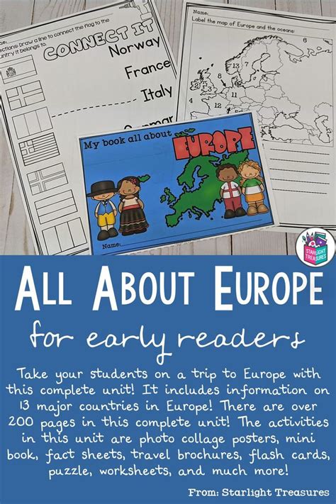 All About Europe Complete Unit With Activities For Early Readers