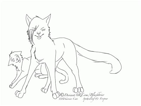 warrior cat coloring pages to print free printable warrior cat coloring sheets
