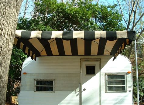 Vintage Awnings Manhattan Classic Arched 8 X 8 Vintage Trailer