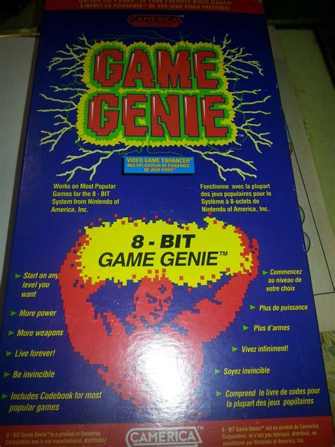 Game genie | Video game collection, Nintendo games, Video game images