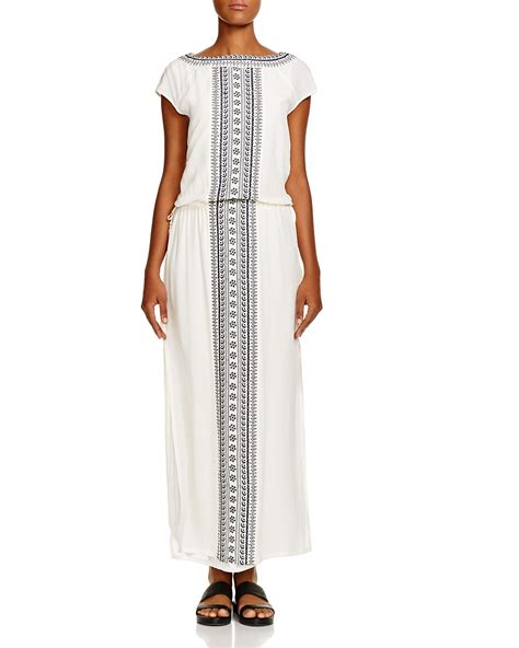 Tory Burch Embroidered Long Caftan Swim Cover Up Bloomingdales
