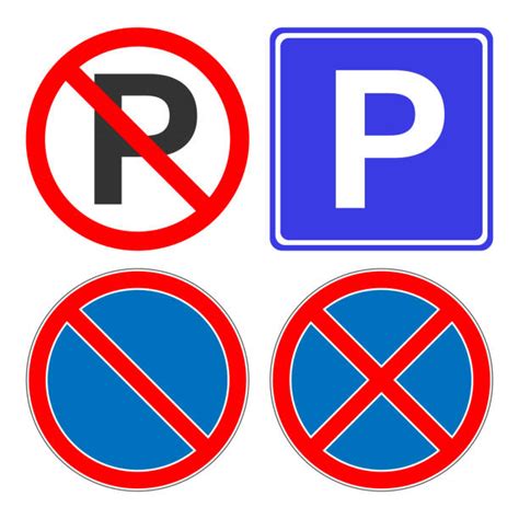 Best No Stopping Sign Illustrations Royalty Free Vector Graphics