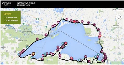 Lake Superior Circle Tour Map Verjaardag Vrouw 2020