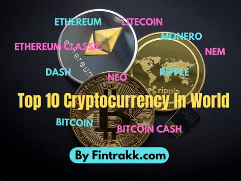 Top 10 Cryptocurrency To Invest Best List Fintrakk