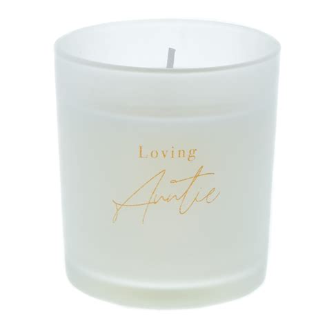 Buy Loving Auntie Warm Cashmere Scented Candle For Gbp 249 Card Factory Uk
