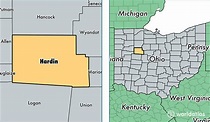 Hardin County Ohio Map | Hiking In Map