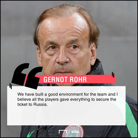 super eagles boss gernot rohr vows to stick with core squad for world cup