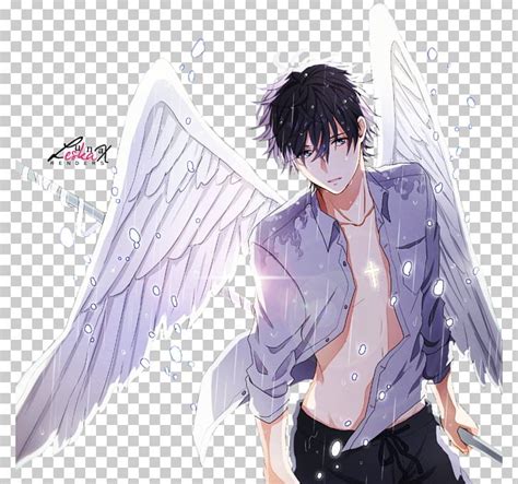Fallen Angel Anime Drawing Png Clipart Angel Anime Music