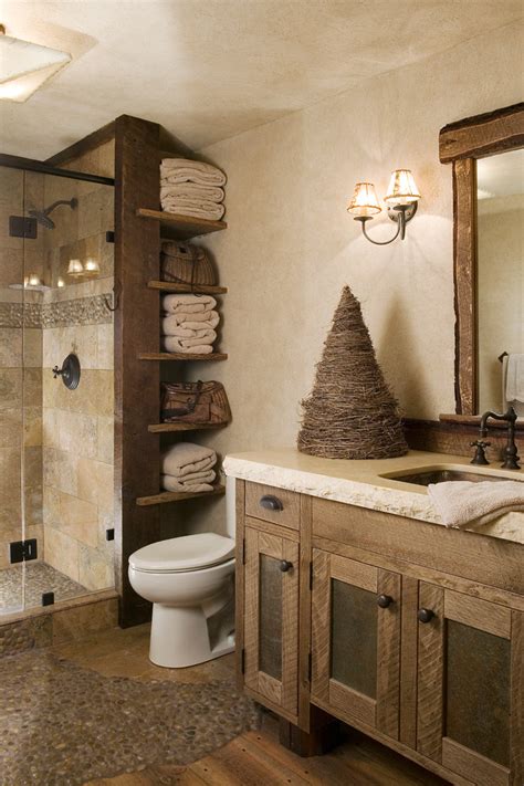 35 small bathroom ideas that are effortlessly elegant. RUSTIC SMALL BATHROOM IDEAS