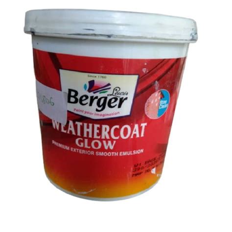 Berger Weathercoat Glow 1 Ltr At Rs 305bucket In South 24 Parganas