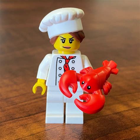 Lego Chef Minifig With Lobster The Minifig Club