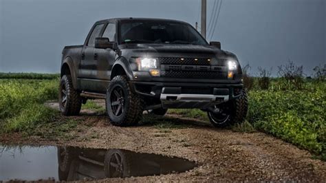 Ford Raptor Lifted Blacked Out Raptor Truck Svt Raptor Car Ford Ford