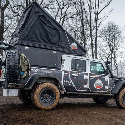 The Lightweight Pop Top Truck Camper Tent For Jeep Gladiator Tents