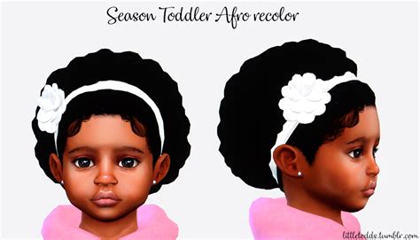 The Black Simmer Seasons Afro Recolor By Littletodds