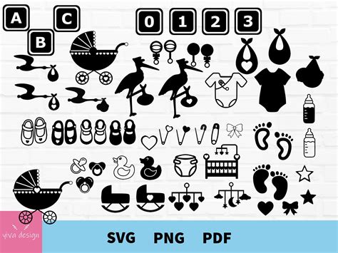 Baby Shower Svg Files New Baby Svg Cutting Files Cric