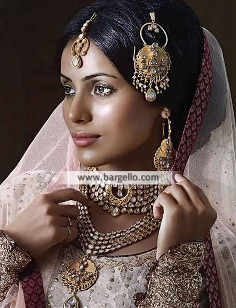 Gold Plated Pakistani Bridal Kundan Jewellery Sets Kew Garden New York Ny Usa Kundan Jewellery