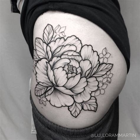 Image Result For Peony Tattoo Flowertattoos Floral Back Tattoos