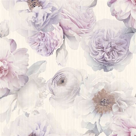 Arthouse Diamond Bloom Floral Pattern Wallpaper Rose Flower Glitter