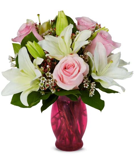 Sweetheart Rose And Lily Bouquet