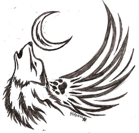 Howling Wolf Tattoo By Shiranui1 On Deviantart