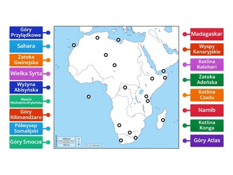 Mapa Afryki Rysunek Z Opisami My Xxx Hot Girl
