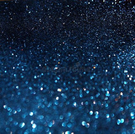 Blue Defocused Lights Background Abstract Bokeh Lights Stock Photo