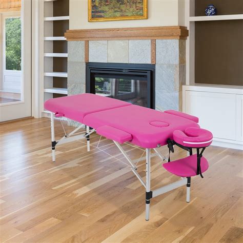 Buy Aluminum Massage Table Portable Massage Bed Height Adjustable Spa