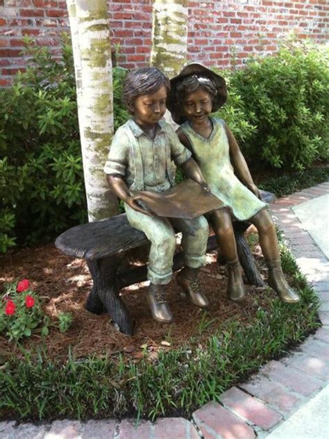 Children Library Bronze Statues Randolph Rose Collection