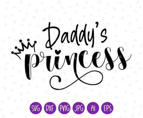 daddy s princess svg princess svg dad svg onesie svg etsy