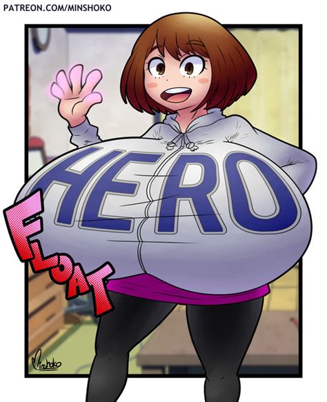 Rule 34 Gigantic Breasts Glowing Hoodie Minshoko My Hero Academia