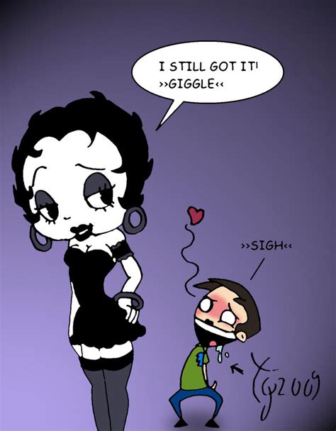 A Kiss From Betty Boop By Toongrowner On Deviantart