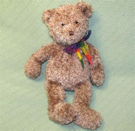 16 Gund Bearessence Teddy Plush Stuffed Animal Brown Tan Floppy Cuddly