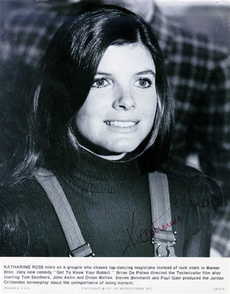 Katharine Ross Autographed Signed Photograph Historyforsale Item 216170