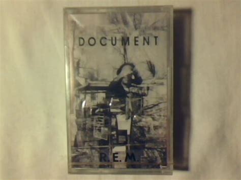 R E M Document Mc Cassette K Rarissima Sigillata Very Rare Sealed