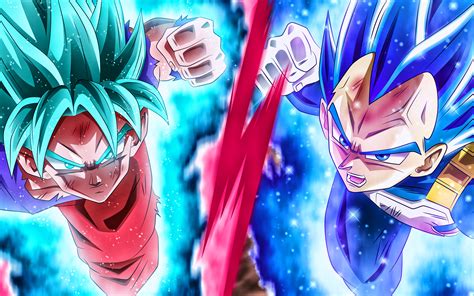 At the same time, the story parallels the life of his son, gohan , as well as the development of his rivals, piccolo and vegeta. Download wallpapers Goku vs Vegeta, 4k, battle, DBS characters, Dragon Ball, warrior, Dragon ...