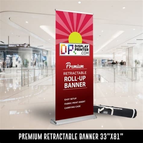 Premium Retractable Banner Roll Up Banner Display And Banner