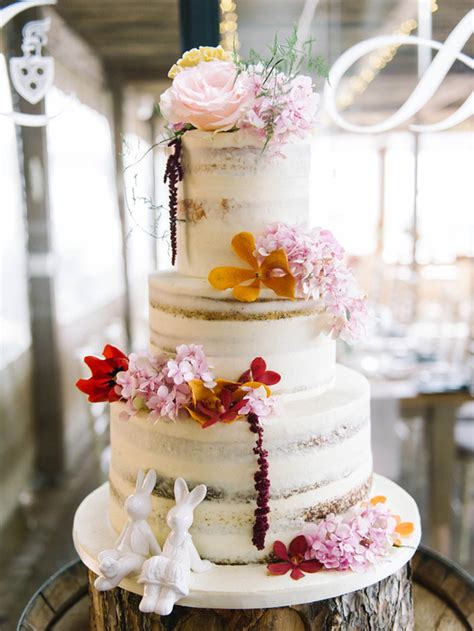 Stunning Semi Naked Wedding Cakes Southbound Bride