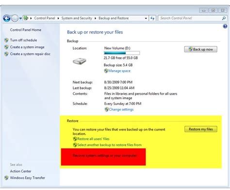 Windows 7 Backup And Restore Review Of Features And How To Use Them