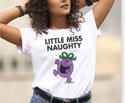 little miss naughty unisex tee shirt etsy