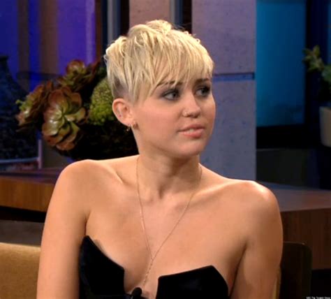 Miley Cyrus Cleavage Baring Top Teen Star Risks Having A Nip Slip On The Tonight Show Video