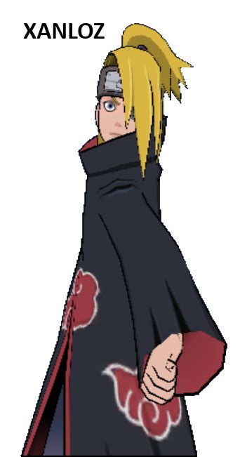 Deidara Render 5 Nsgnts By Xanloz On Deviantart