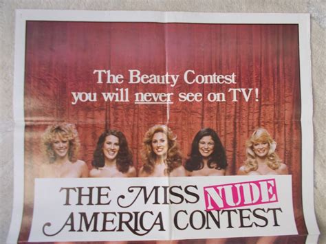 THE MISS NUDE AMERICA CONTEST Original SEXPLOITION R One Sheet Movie Poster EBay