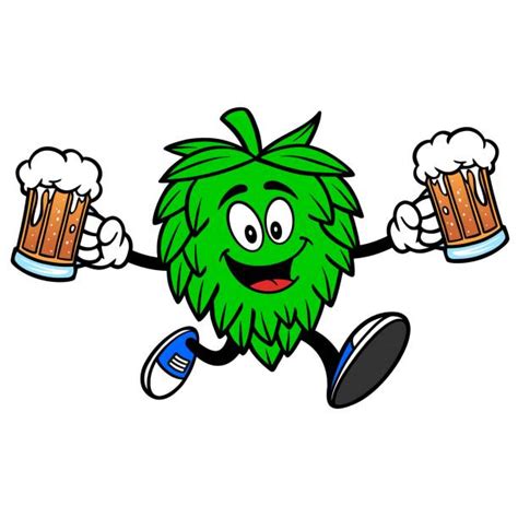 Cartoon Of Hops Beer Illustrations Royalty Free Vector Graphics And Clip