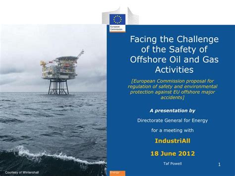 Ppt Facing The Challenge Of The Safety Of Offshore Oil And Gas