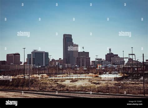Omaha Nebraska Downtown Skyline Stock Photo Alamy