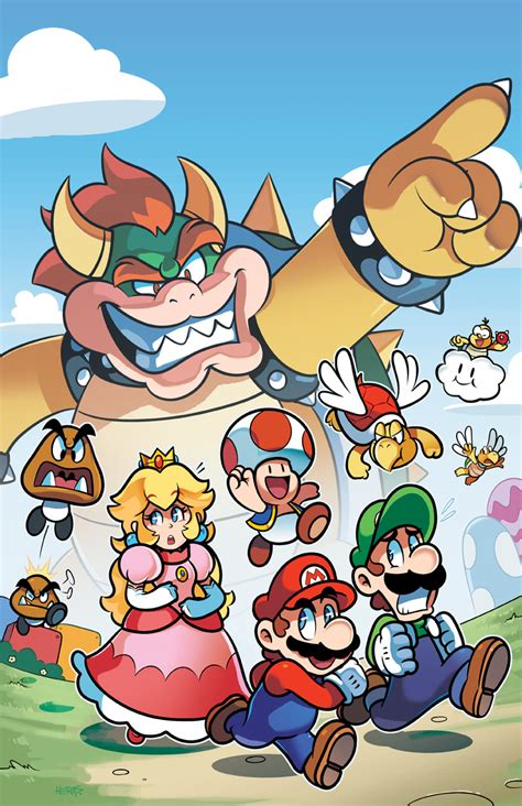 New Super Mario Adventures Cover Commission By Herms85 On Deviantart