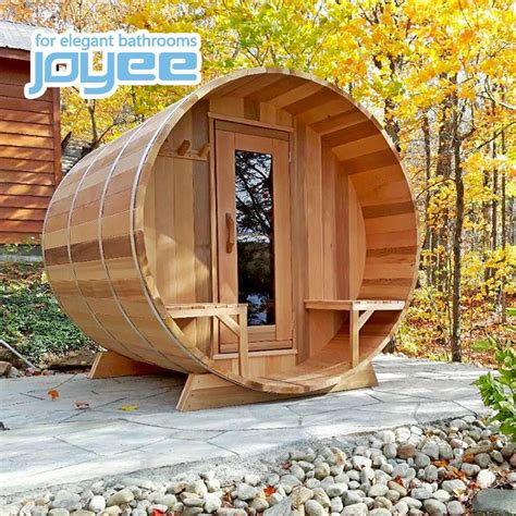 Joyee 6 8 10 People Big Size Customize Round Traditional Wood Dry Cedar