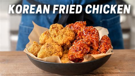 Super Crispy Korean Fried Chicken Original And Spicy Gochujang Easy